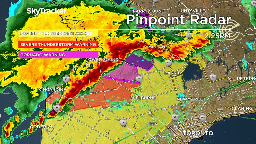 Severe thunderstorm watch for Barrie, Orillia, Grey-Bruce areas ends - image