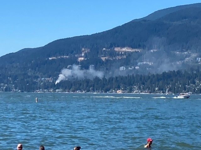 West Vancouver’s Marine Drive shut down for structure fire
