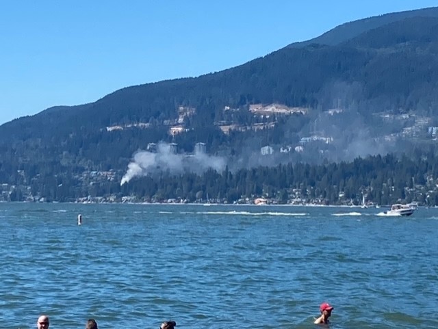 West Vancouver fire firefighters are responding to a structure fire near 30 Street and Marine Drive.