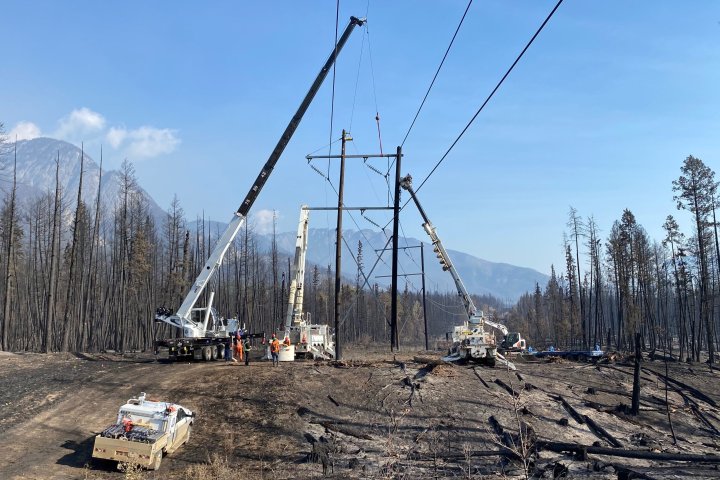 Chetamon wildfire: Jasper remains on generator power, fire activity expected to decrease