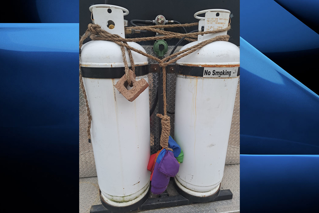 OPP launch hate crime probe after pride flag found in noose at Petrolia, Ont. fair - image