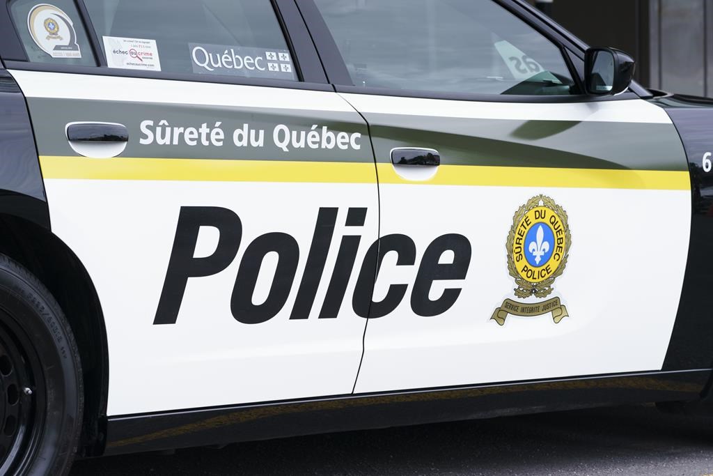 A Surete du Quebec police car is seen in Montreal on Wednesday, July 22, 2020. THE CANADIAN PRESS/Paul Chiasson.