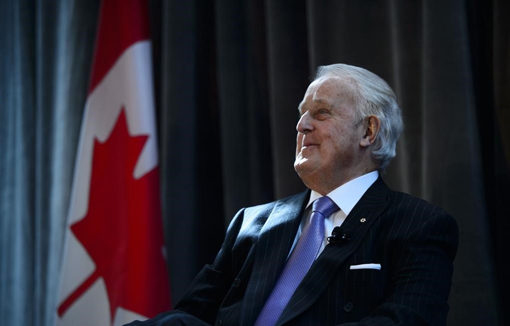 Former prime minister Brian Mulroney speaks at a conference put on by the University of Ottawa Professional Development Institute and the Canada School of Public Service in Ottawa on Tuesday, March 5, 2019. THE CANADIAN PRESS/Sean Kilpatrick.