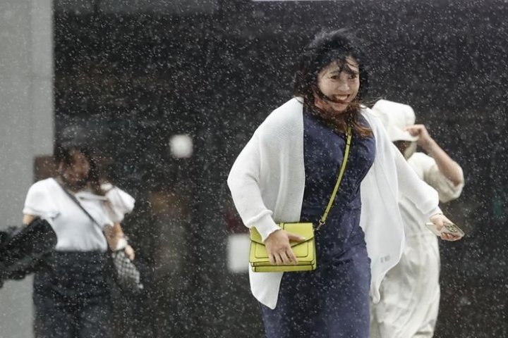 Powerful Typhoon Nanmadol pounds southern Japan, evacuations underway