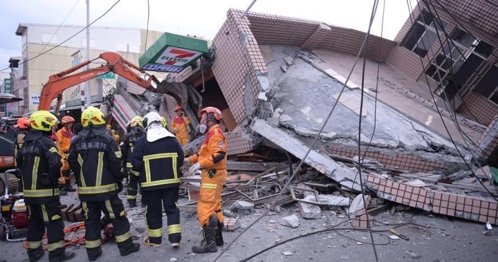 Southeastern Taiwan hit by strong earthquake, hundreds still trapped