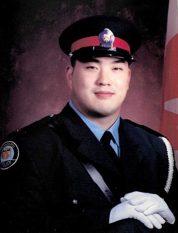 Cst. Andrew Hong is seen in an undated handout image published to the Toronto Police Service social media account.