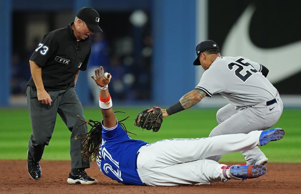 Yankees clinch AL East with 5-2 win over Blue Jays - The Globe and