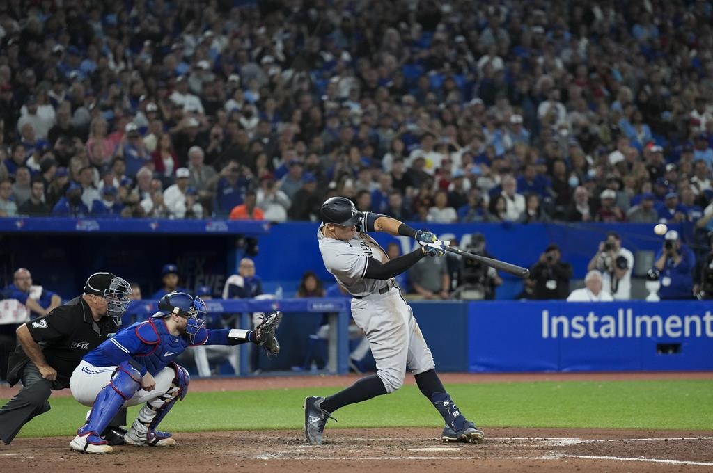 How Aaron Judge's four-walk game vs. Blue Jays shows he isn't 'pressing' in  pursuit of HR record