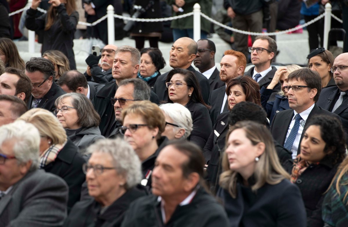 The Alberta government held a memorial for Queen Elizabeth II at the provincial legislature on Sept. 19, 2022. 