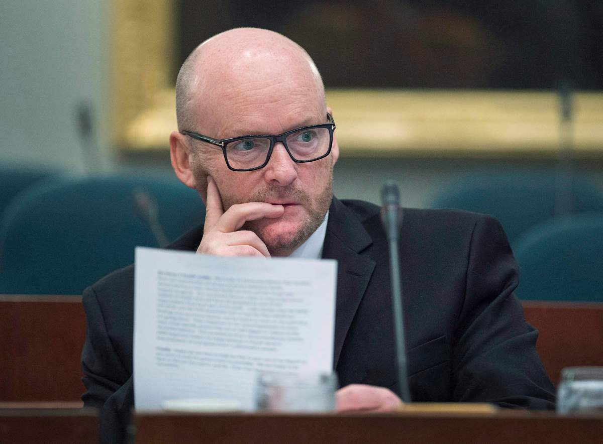 Michael Pickup appears at the legislature in Halifax, Nova Scotia, on Wednesday, Nov. 29, 2017. Pickup, now British Columbia's auditor general, is defending his criticism of the provincial government over a long-standing difference of opinion about how some public accounting numbers should be crunched.
