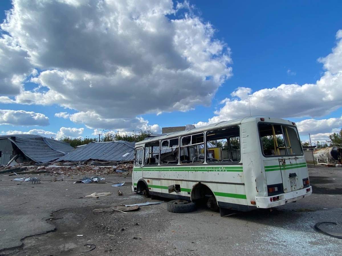 Balakliya, Ukraine was retaken from Russian forces in early September.