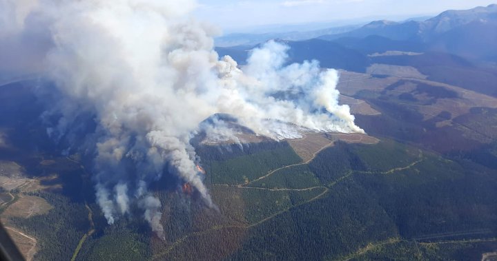 Evacuation order rescinded for Battleship Mountain wildfire near Hudson’s Hope, B.C.
