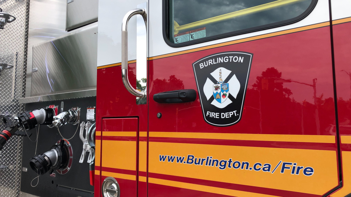 Two people were sent to hospital following an overnight blaze in Burlington Sept. 16, 2022.