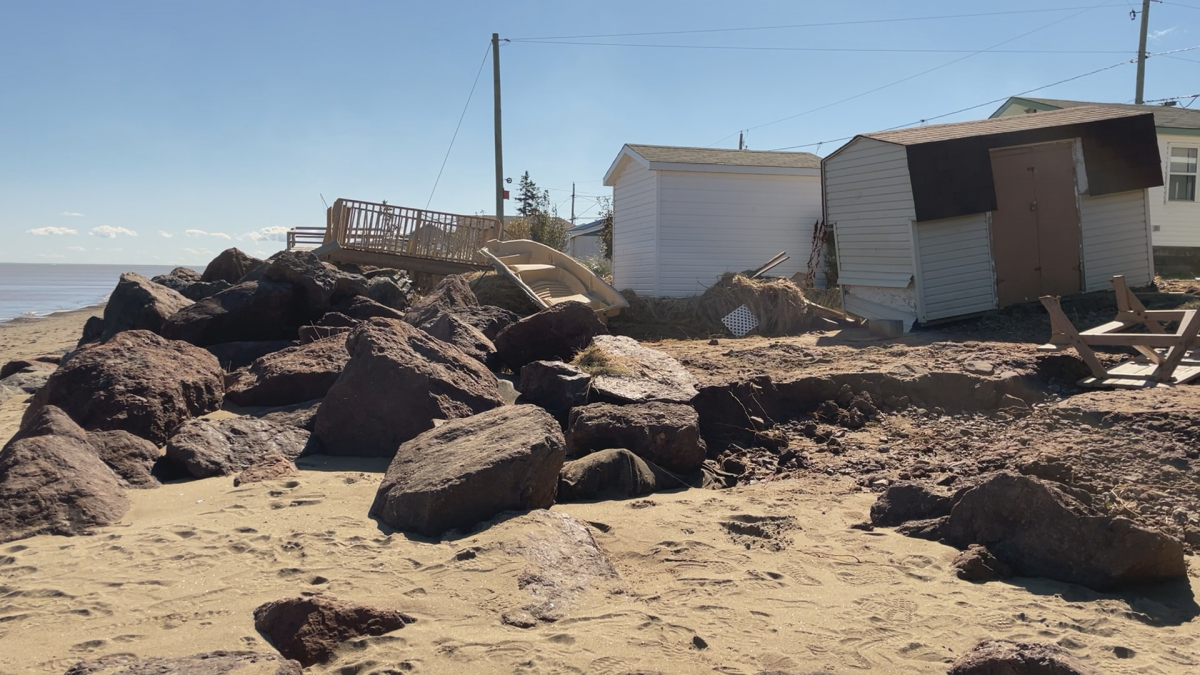 In Caissie Cape, the damage left behind by hurricane Fiona is the worst they ever seen.
