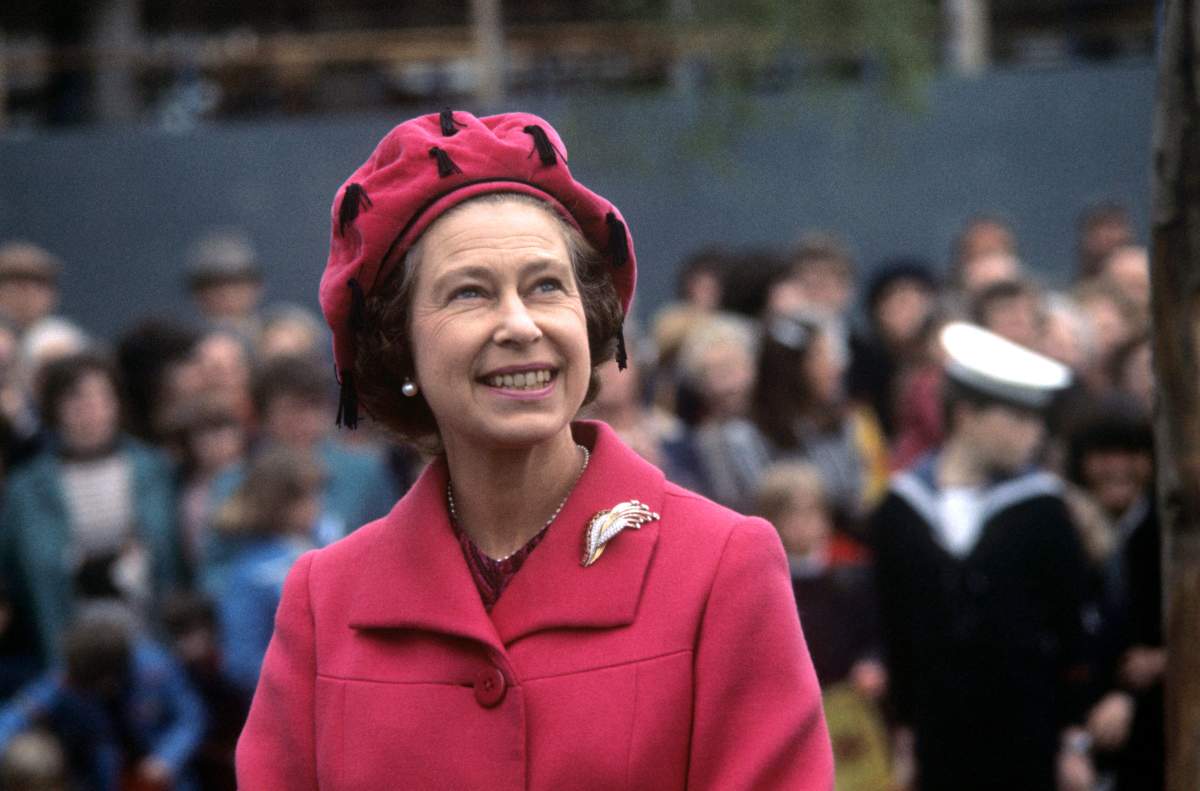 Queen Elizabeth II visits the Bell's Sports Centre, Perth, during her Silver Jubilee visit to Scotland.