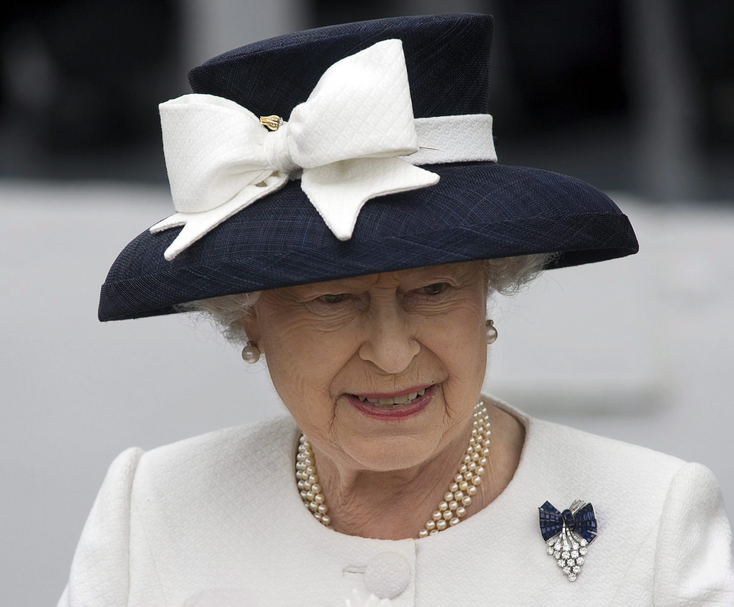 Queen Elizabeth II attends a ceremony honouring the navy in Halifax, Tuesday, June 29, 2010. THE CANADIAN PRESS/Andrew Vaughan