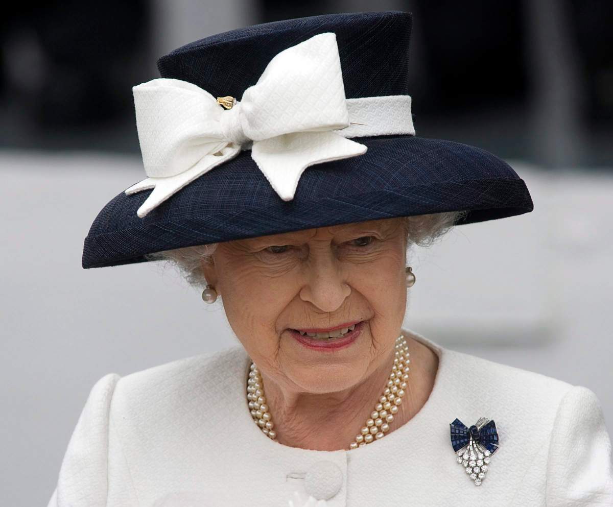 Queen Elizabeth II attends a ceremony honouring the navy in Halifax, Tuesday, June 29, 2010. THE CANADIAN PRESS/Andrew Vaughan