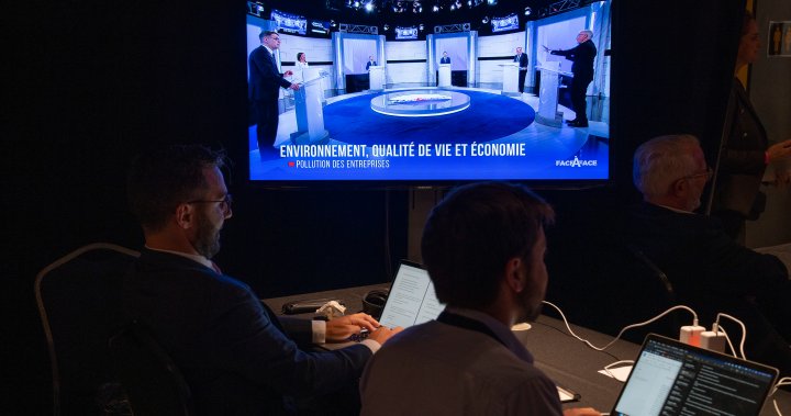 Quebec party leaders back on election campaign trail after first televised debate