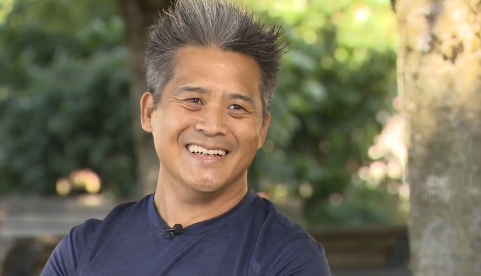 Global BC camera operator Cliff Shim talks about his "miracle" recovery from cardiac arrest outside St. Paul's Hospital in Vancouver on Thurs. Sept. 1, 2022.