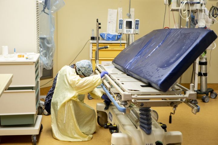 File photo of an emergency department at a hospital.