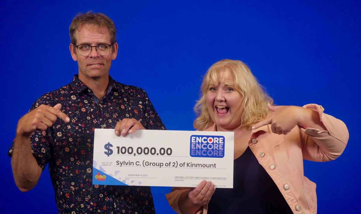 A couple from Kinmount, Ont., won $100,000 in the Lotto Max Encore draw.
