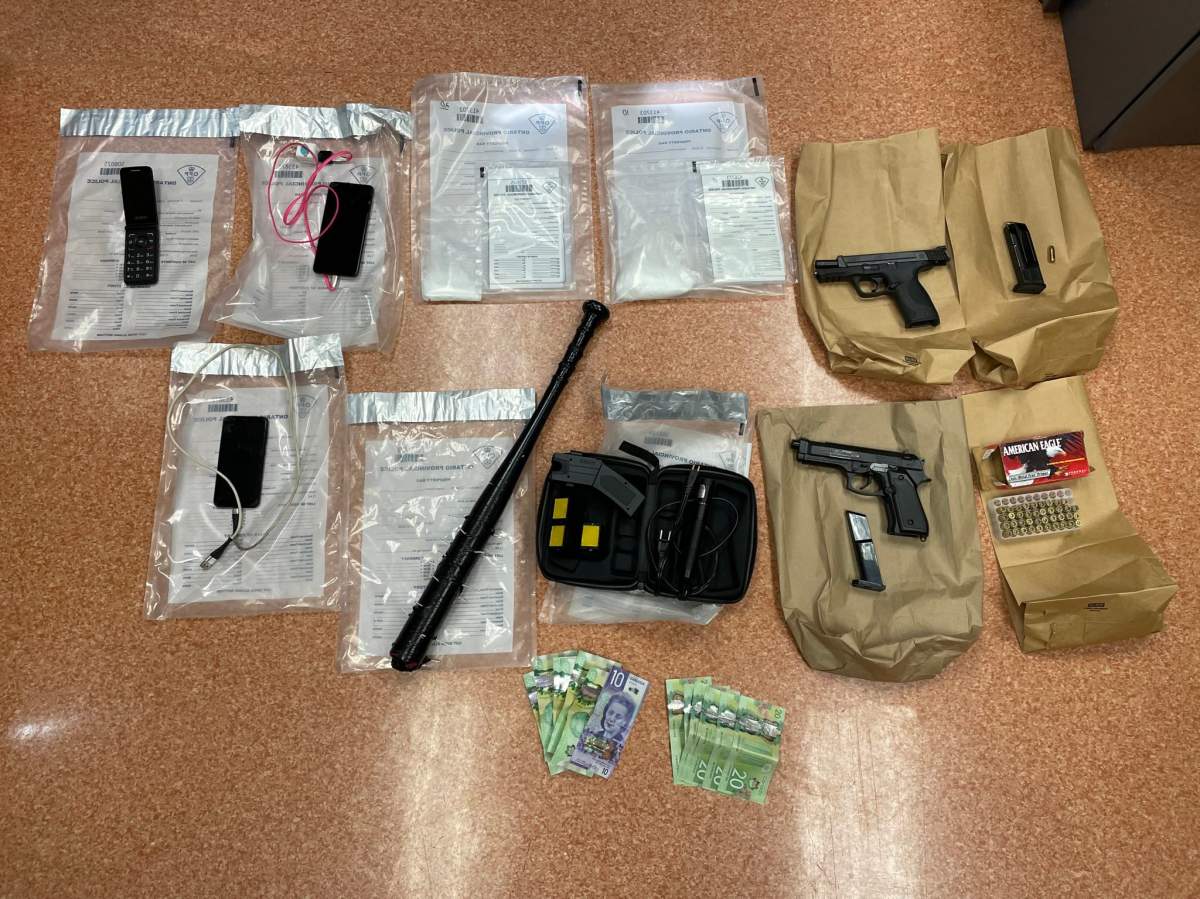 Two men are facing a long list of charges after a recent arrest by the Lennox and Addington OPP.