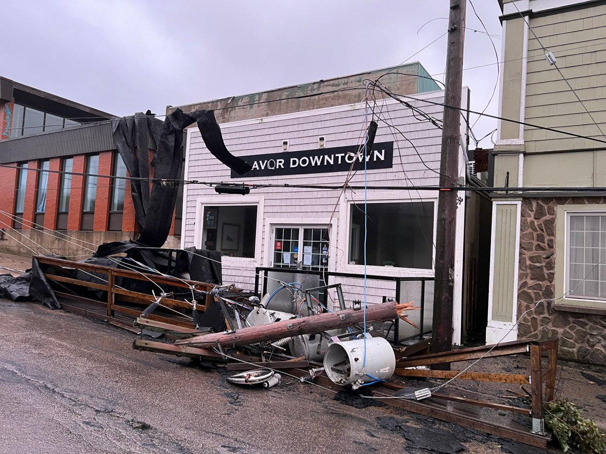 Damage from Fiona is widespread in Cape Breton Regional Municipality, where a local state of emergency has been declared Saturday morning.