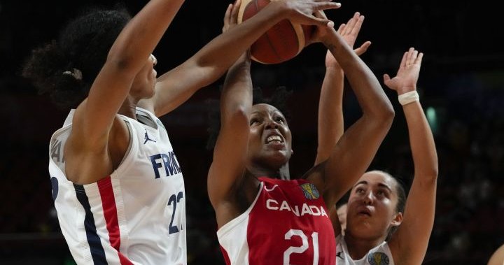 Canada stays undefeated at FIBA women’s World Cup with 59-45 win over France