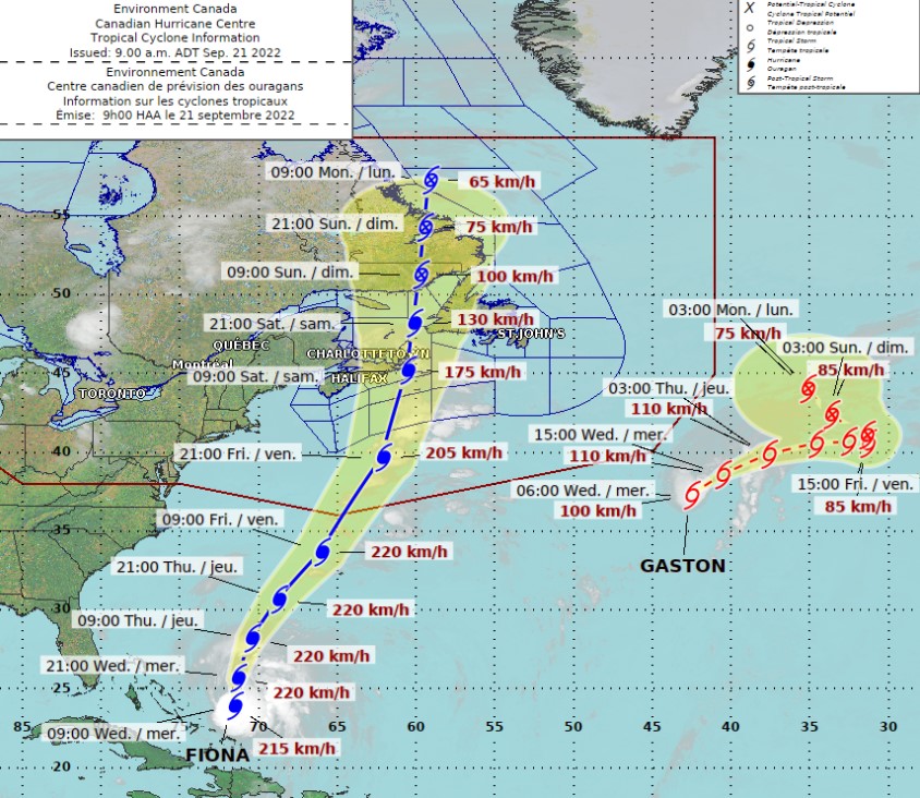 Nova Scotia to hold Hurricane Fiona preparedness update as powerful storm looms