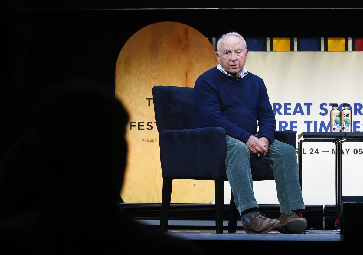 Patagonia Founder Yvon Chouinard speaks onstage during the Inaugural Tribeca X: A Day of Conversations Celebrating the Intersection of Entertainment and Advertising sponsored by PwC on April 26, 2019 at Spring Studios in New York City.