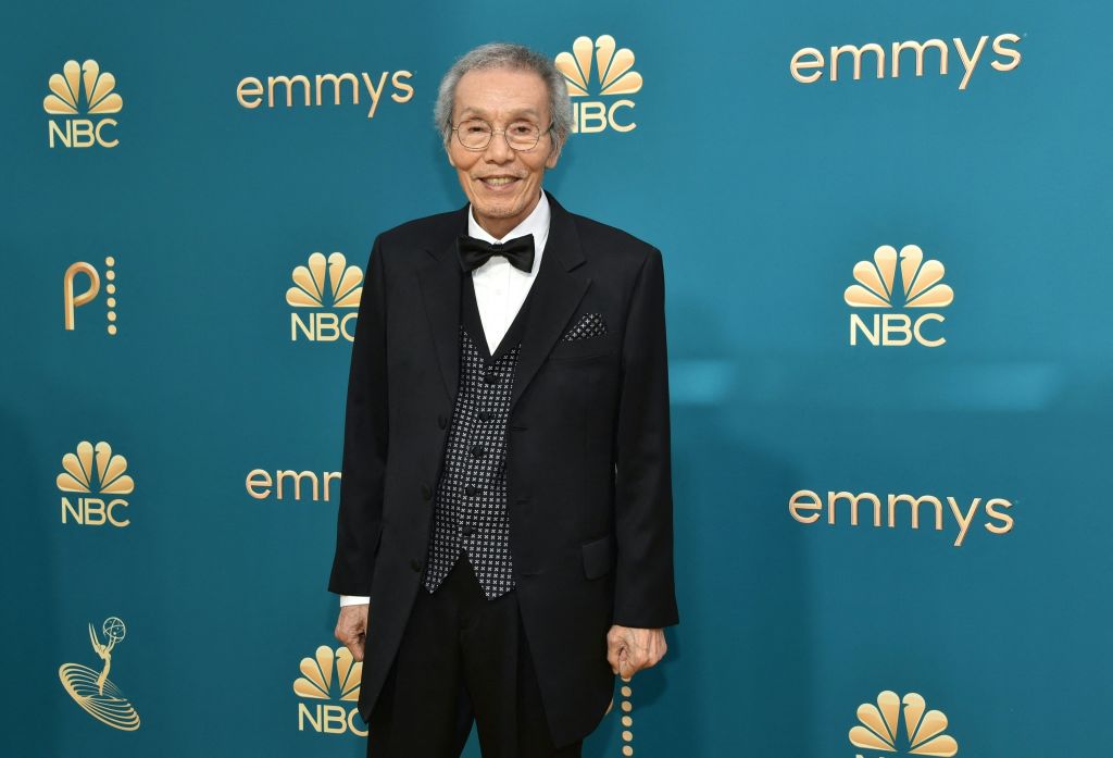 Oh Yeong-su arrives for the 74th Emmy Awards at the Microsoft Theater in Los Angeles, California, on September 12, 2022.