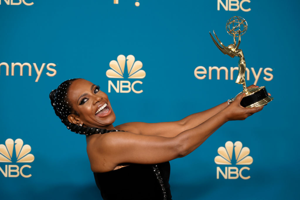 Sheryl Lee Ralph, winner of the Outstanding Supporting Actress in a Comedy Series award for ‘Abbott Elementary,’ poses in the press room during the 74th Primetime Emmys at Microsoft Theater on September 12, 2022 in Los Angeles, California.