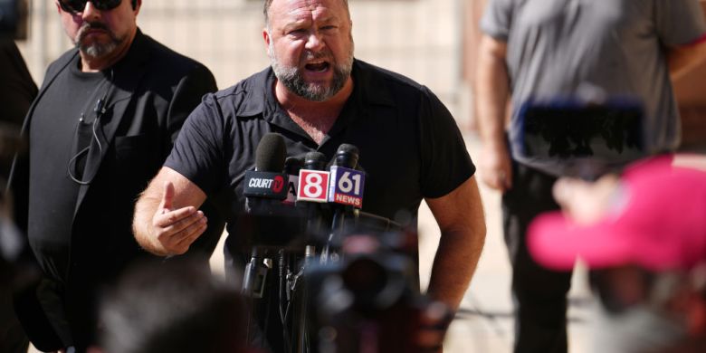 Alex Jones says he's 'done saying sorry' for Sandy Hook lies in courtroom outburst