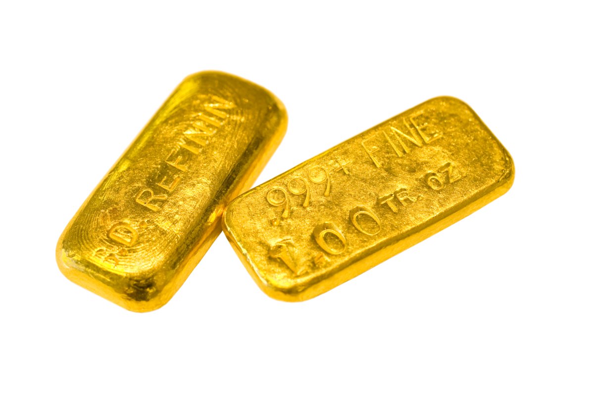 A file photo shows gold bars.