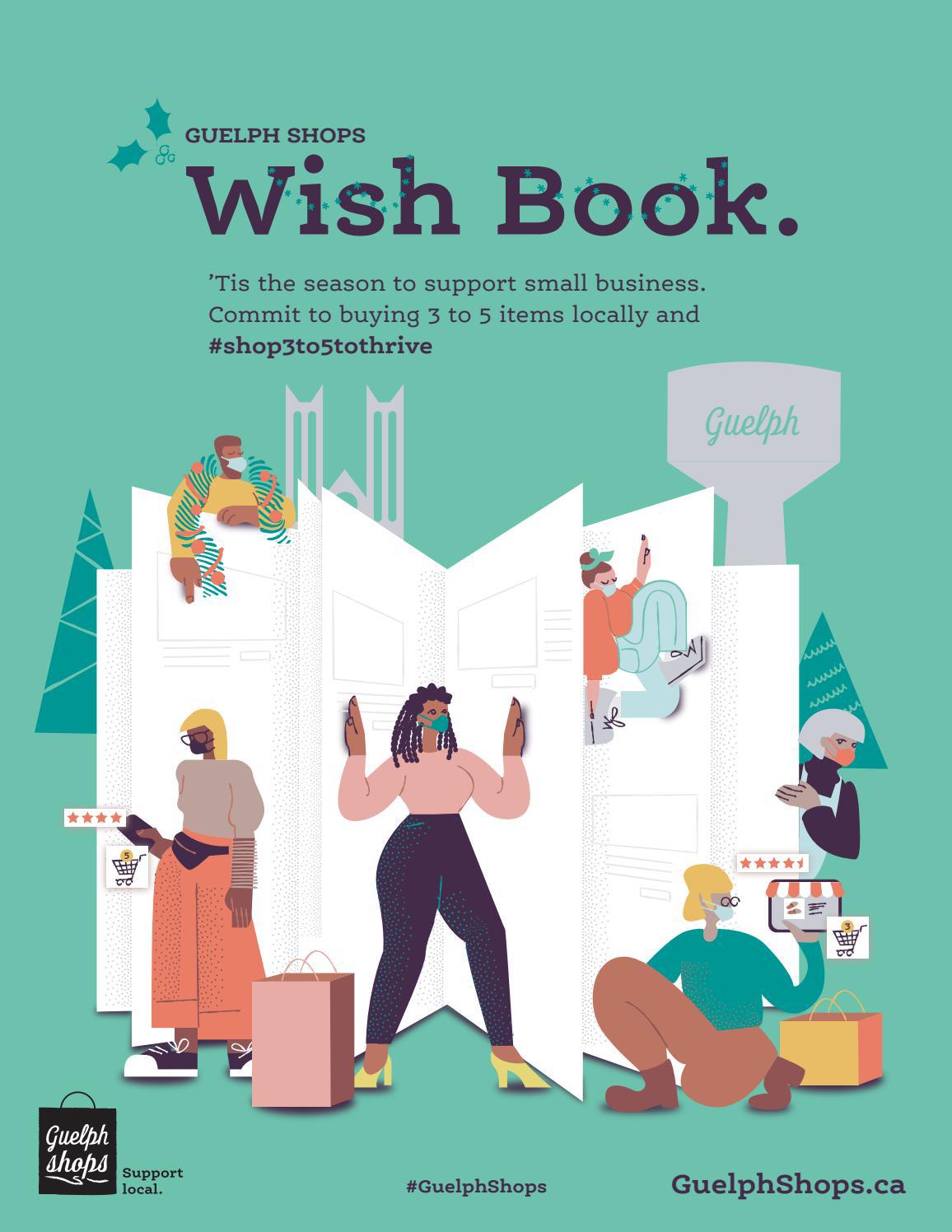 2021 Guelph Shops Wish Book.