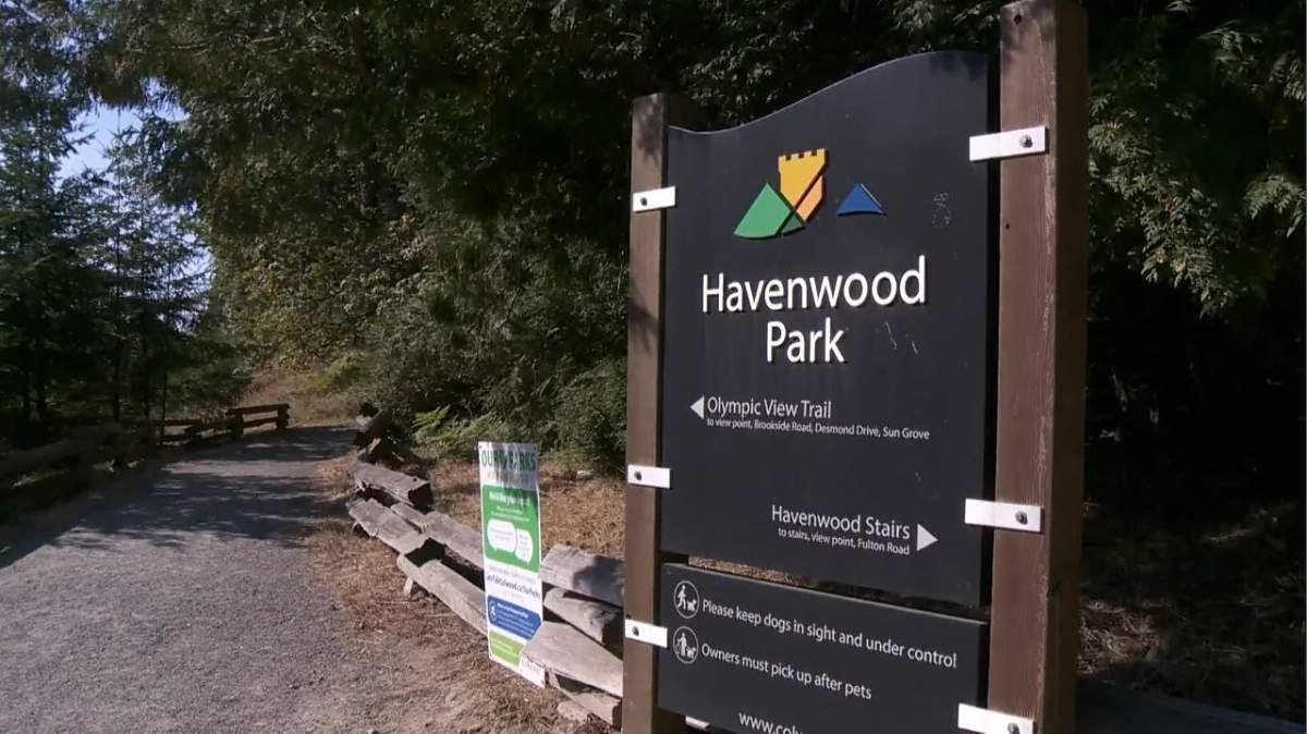 West Shore RCMP said a man exposed himself to a woman in Havenwood Park.