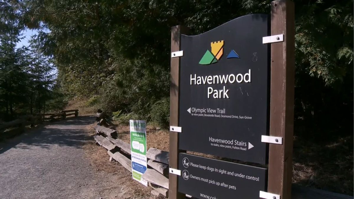 West Shore RCMP said a man exposed himself to a woman in Havenwood Park.