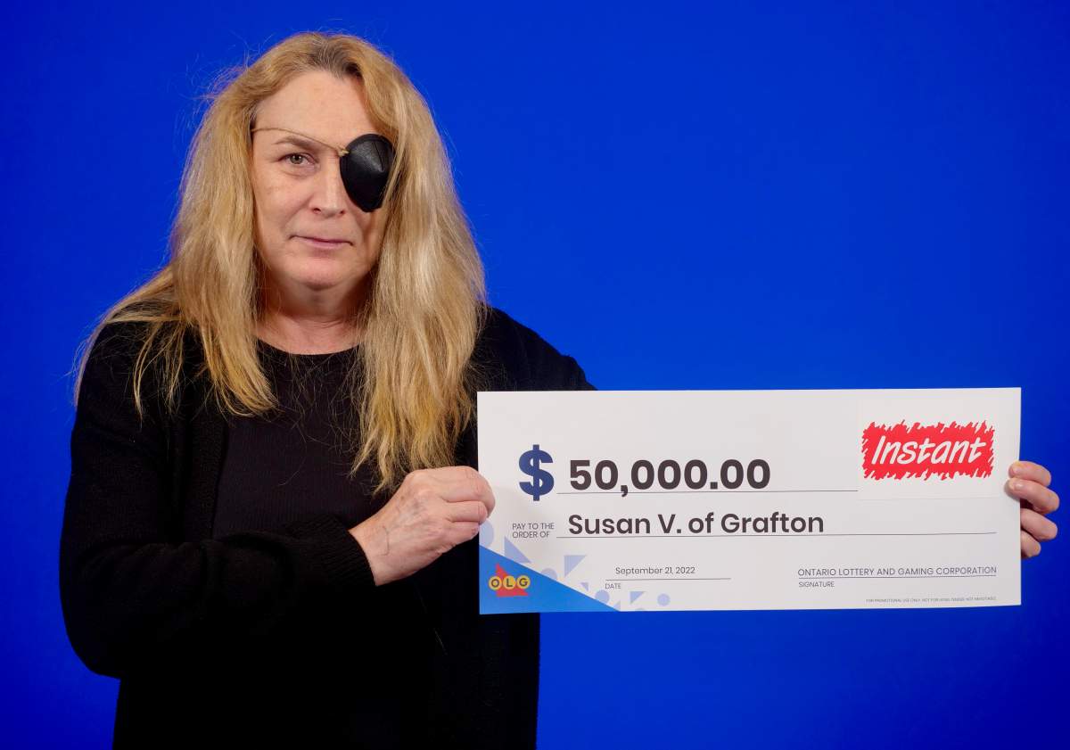 Susan Van Der Groef-Gooding of Grafton is $50,000 richer after winning with Instant High Roller.