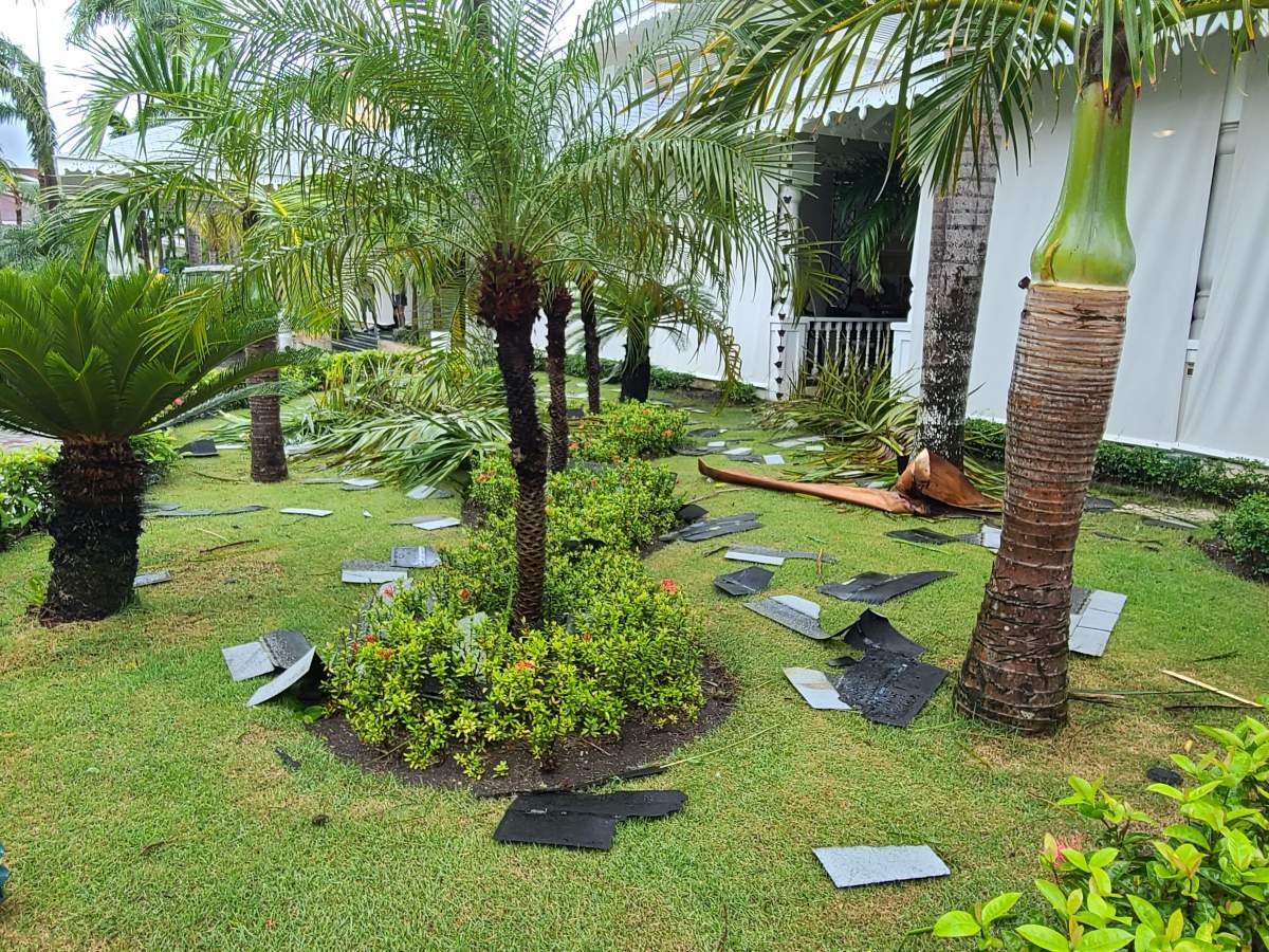 Hurricane Fiora damage aftermath Dominican Republic