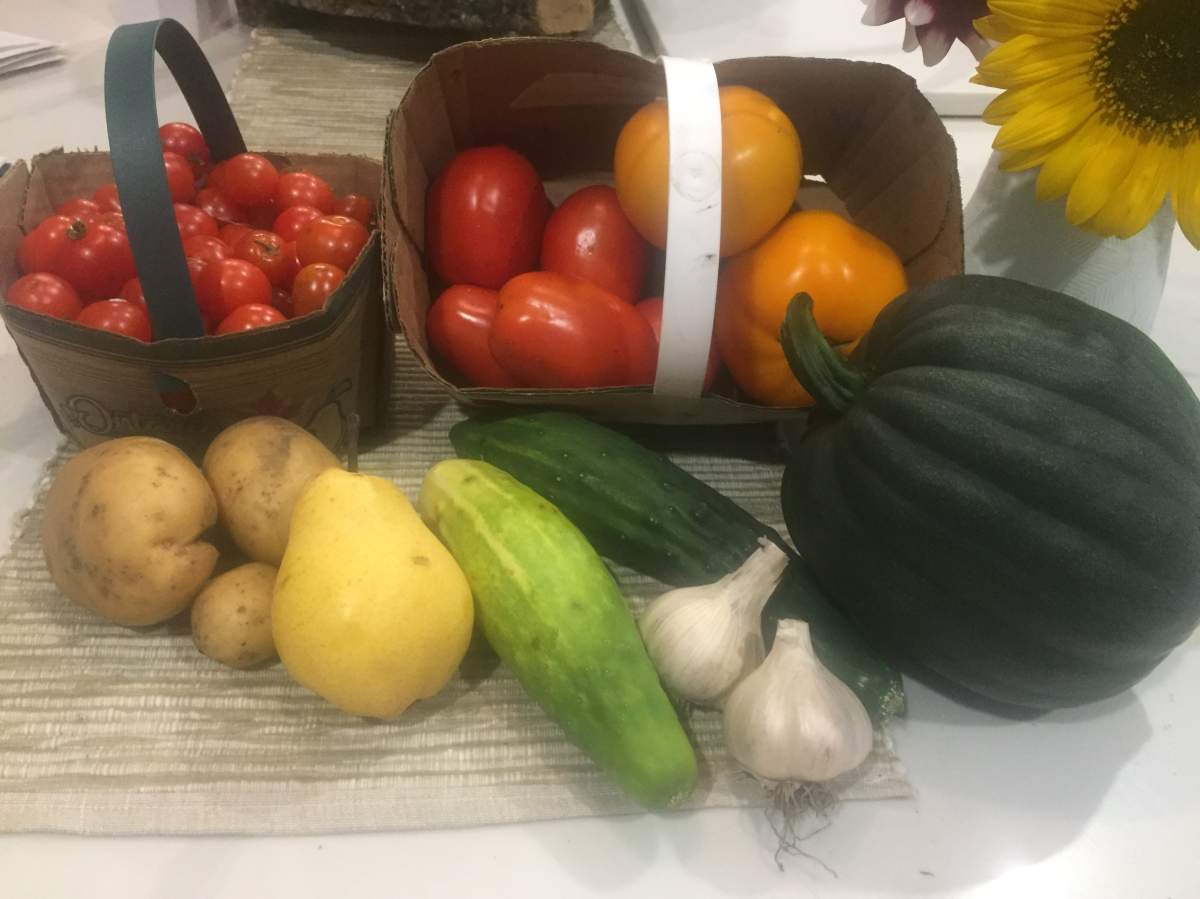 Living Green Barrie Harvest Share. 