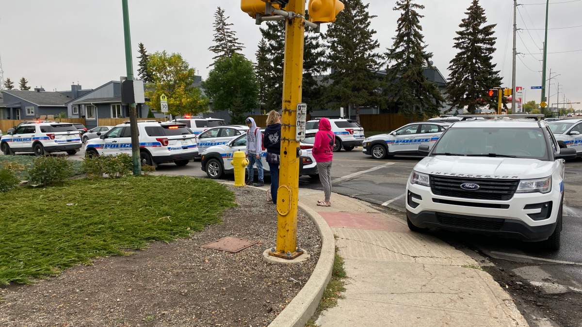 Regina police said F.W. Johnson High School was under a lockdown.