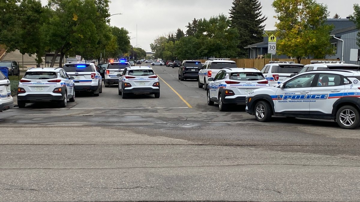 Regina police said F.W. Johnson High School was under a lockdown on Sept. 23.