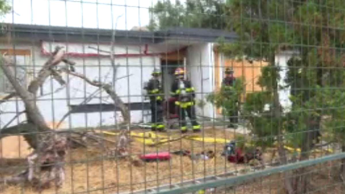 Neighbours reported smoke coming from the fourplex in Rutland around 11 a.m., with fire crews quickly arriving on scene.