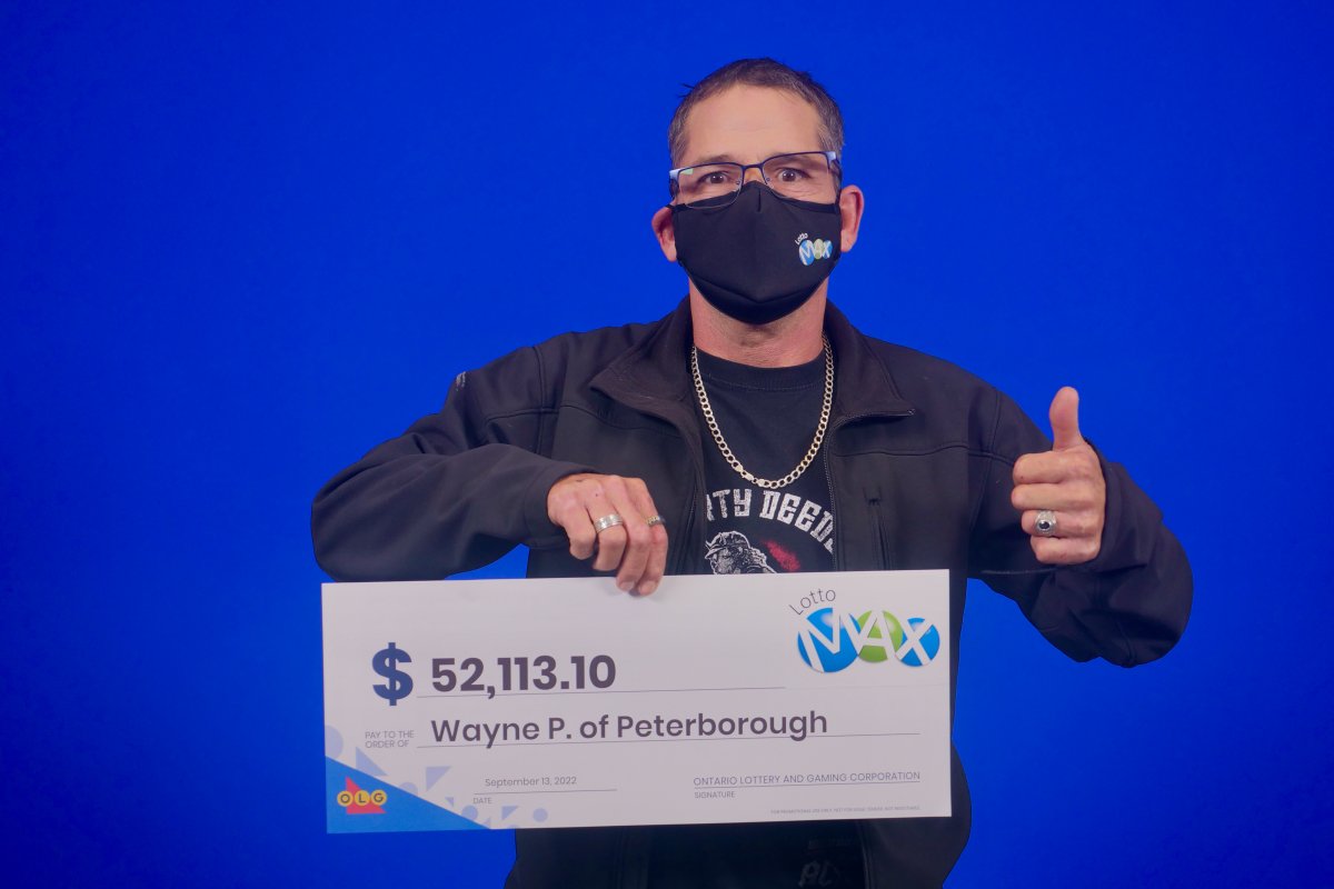 A Peterborough father of two claimed more than $52,000 during a Lotto Max draw on Aug. 9, 2022.
