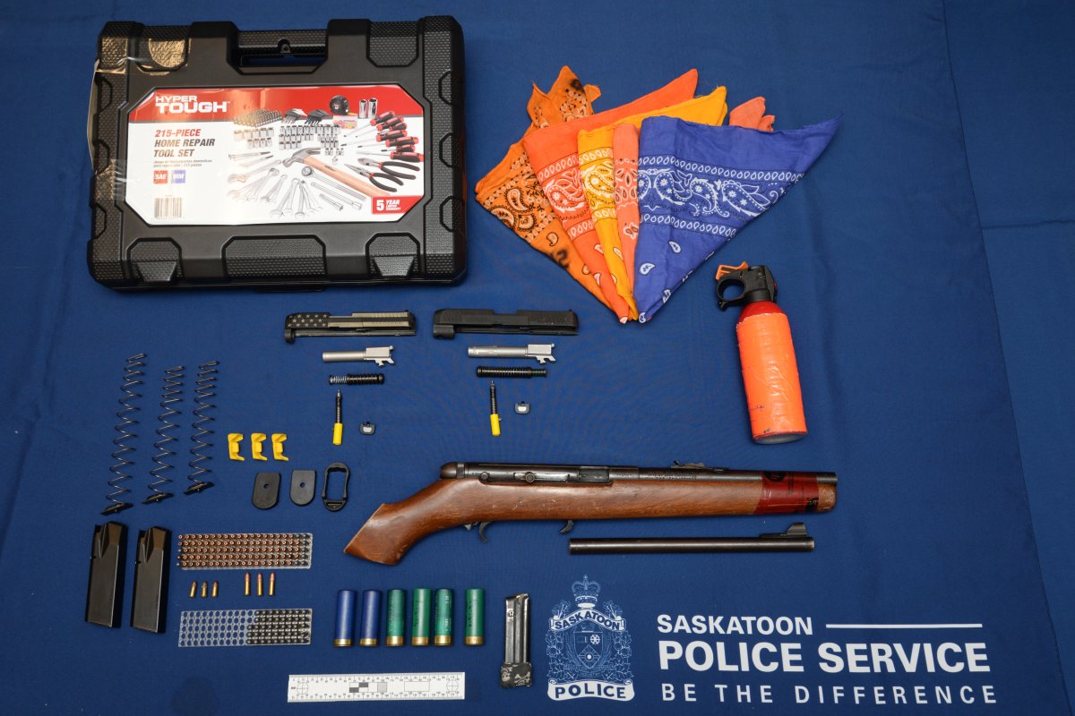 Items seized by the Saskatoon Police Service on September 13.