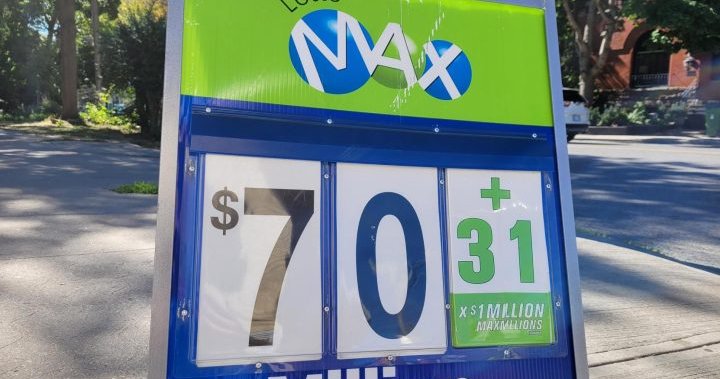 No winning ticket sold for Friday’s $70 million Lotto Max jackpot