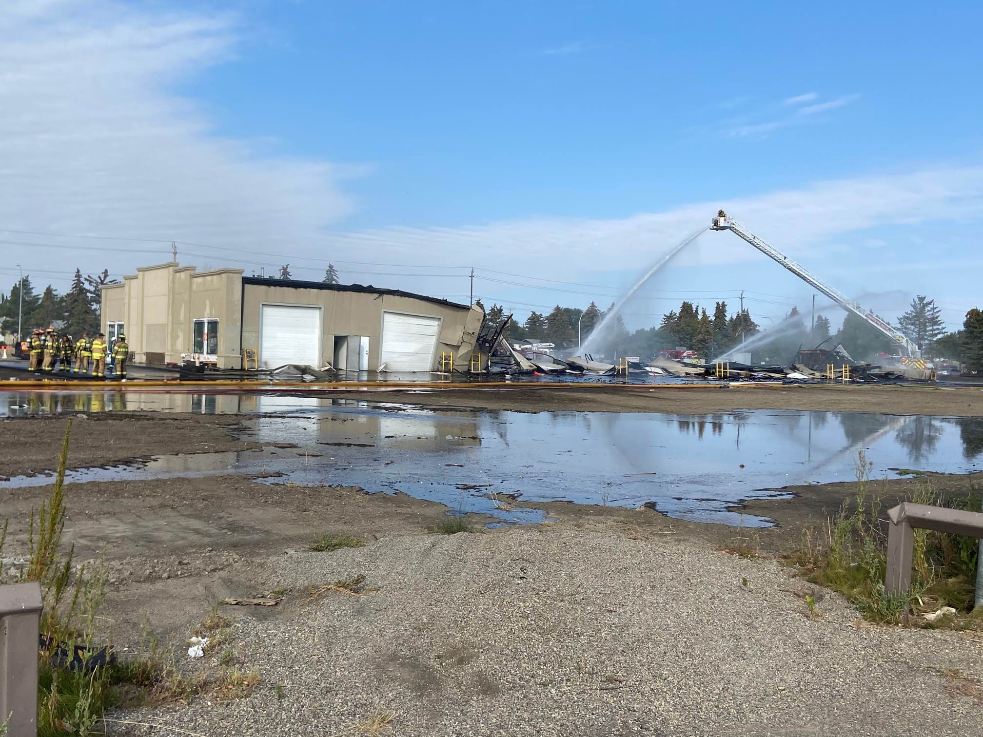 Fire Crews Battle Blaze In East Edmonton: ‘The Building Is A Total Loss ...