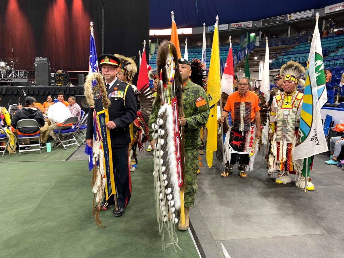 Powwow held at the SaskTel Centre.