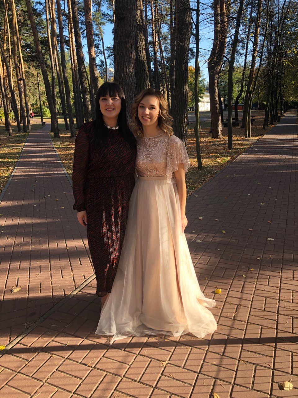 Olga and her daughter Liubov Myrochuk.