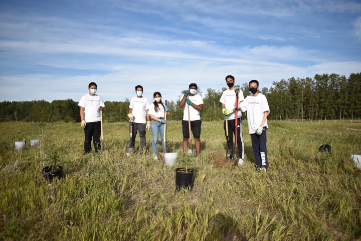 Edmonton youth fight climate change one tree at a time